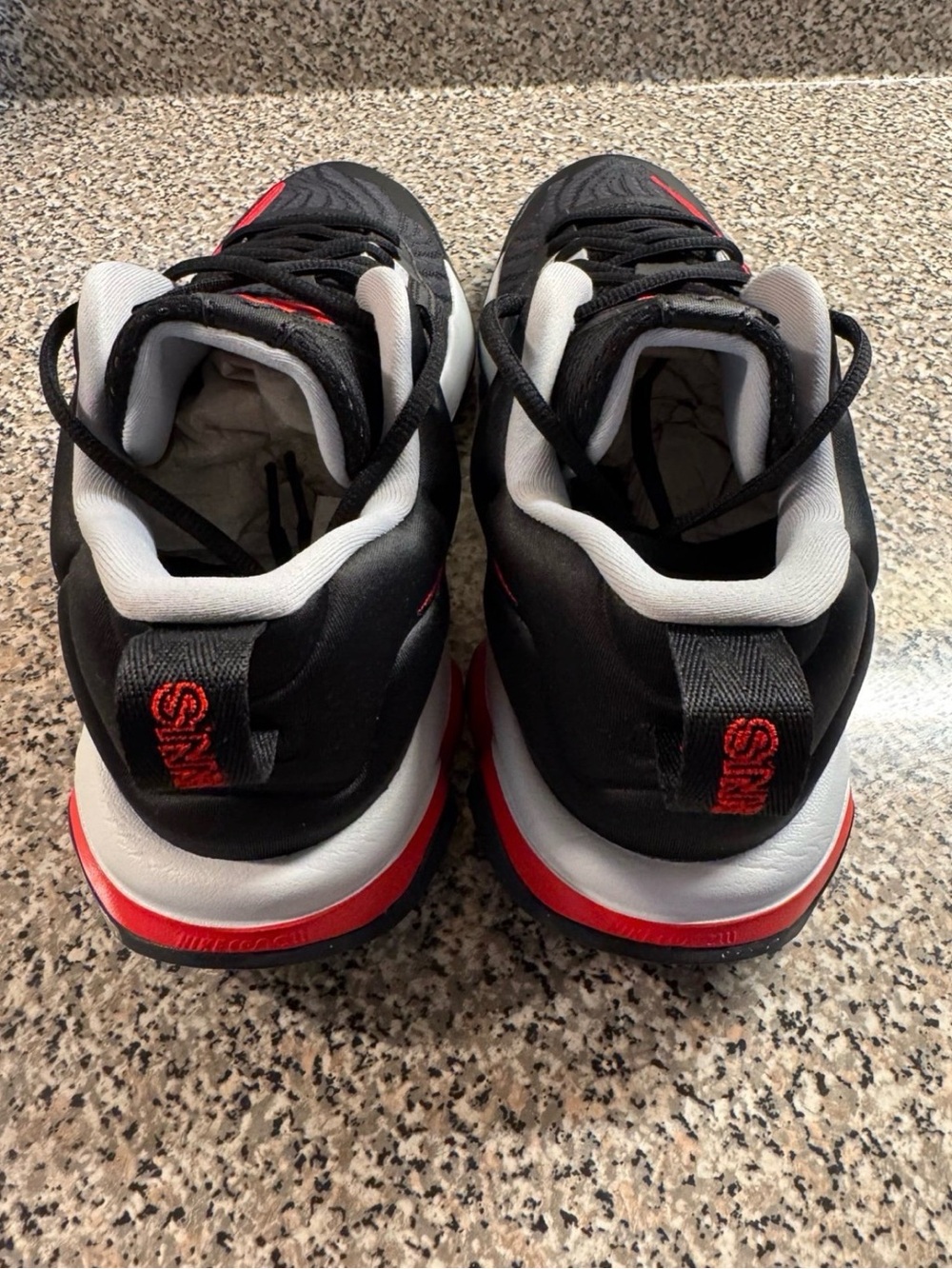 Nike Giannis Immortality 3 Black Red Basketball Shoe DZ7533-004 Men's Size 11.5 - Picture 7 of 9